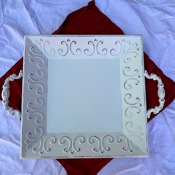 Metal Display Tray - White - Picture 3 of 5